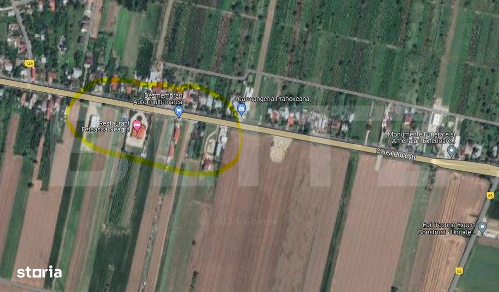 Teren intravilan, Albesti, centura ploiesti, 2500mp