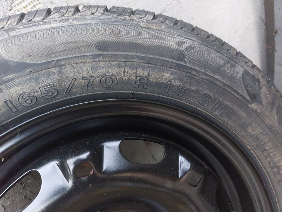 Roată de rezervă 165/70 R14
