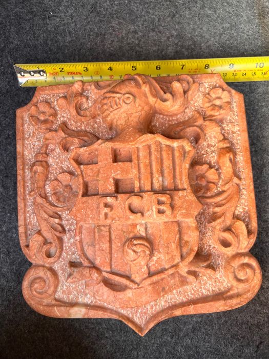 Stema FC Barcelona din marmura