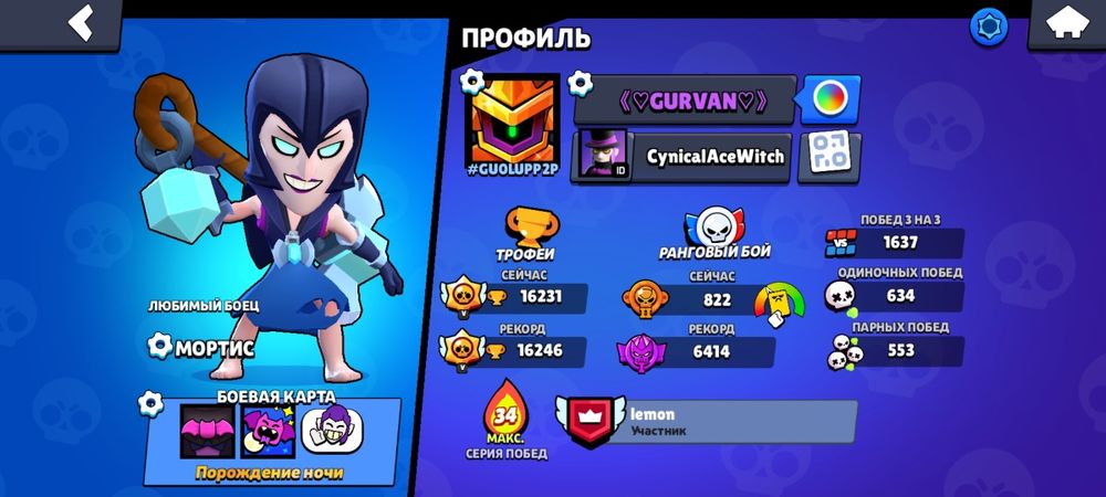 Бравл старс  топ акаунт