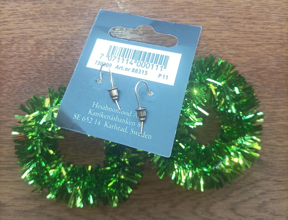 Обеци коледен венец