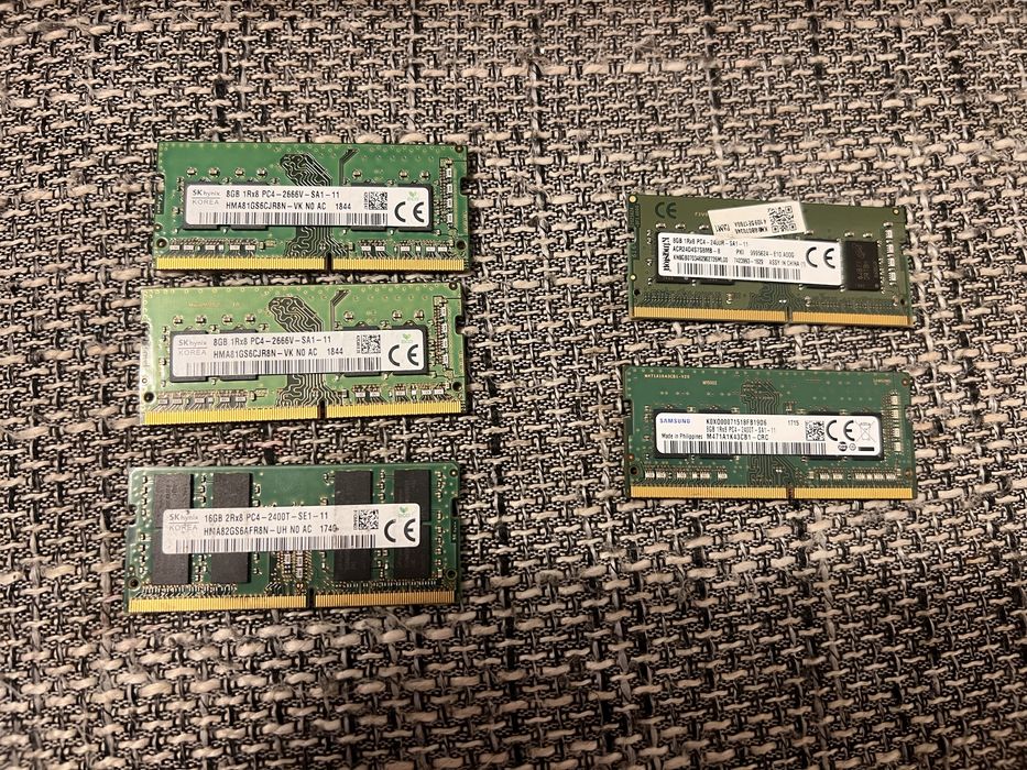 RAM DDR4  laptop și DDR3 pentru PC Desktop