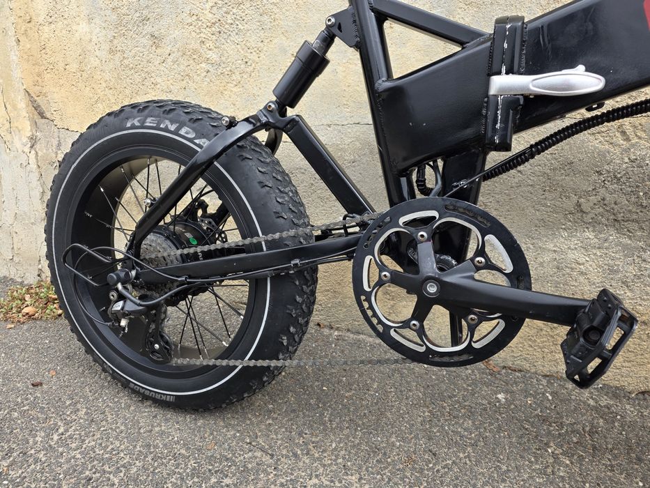 Bicicleta electrica MATE X roti 20" Fat Bike 20x4.0 pliabila (oras, munte, offroad) schimb cu mtb