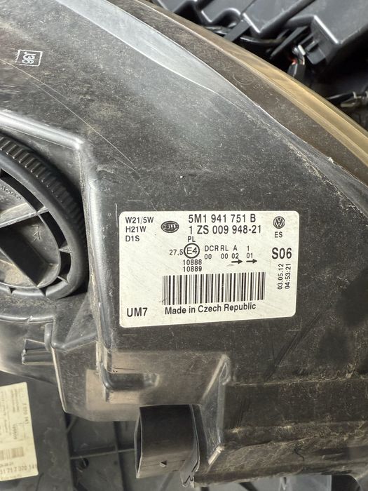 Ляв фар за Golf Plus