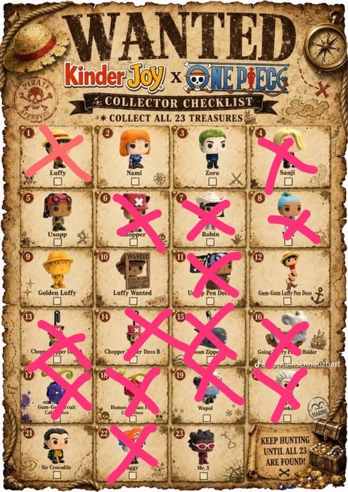 Kinder Joy One Piece/Ван пис