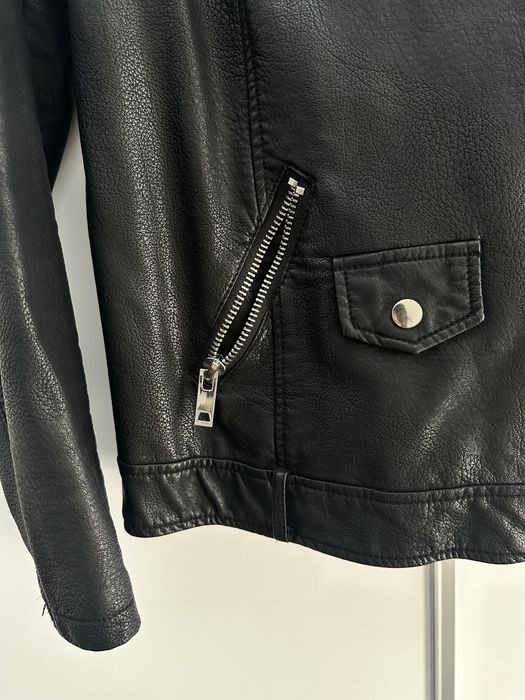 Jacheta piele neagra dama