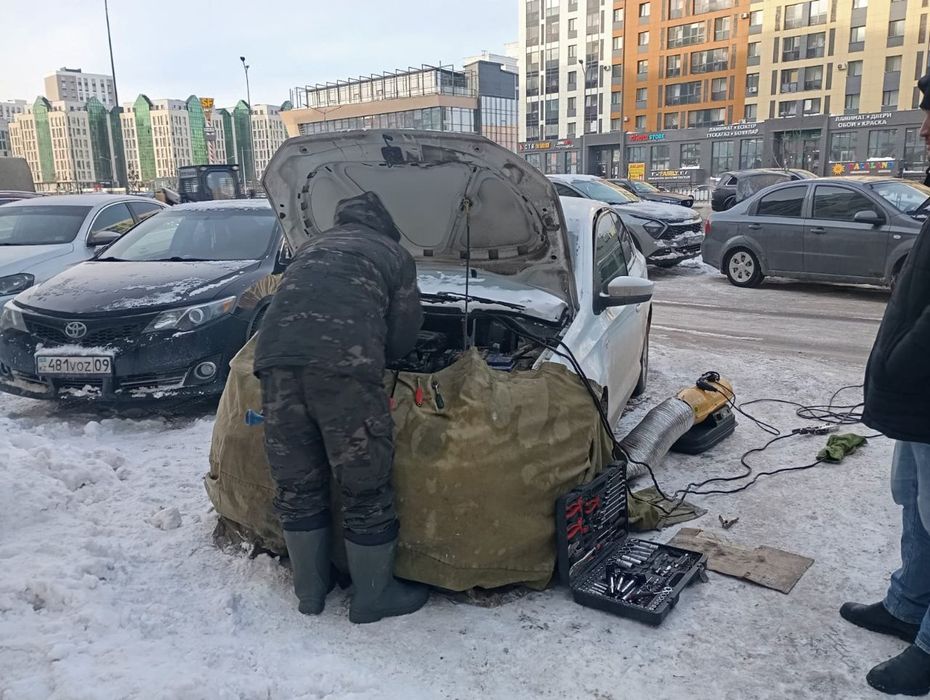 Отогрев авто Астана