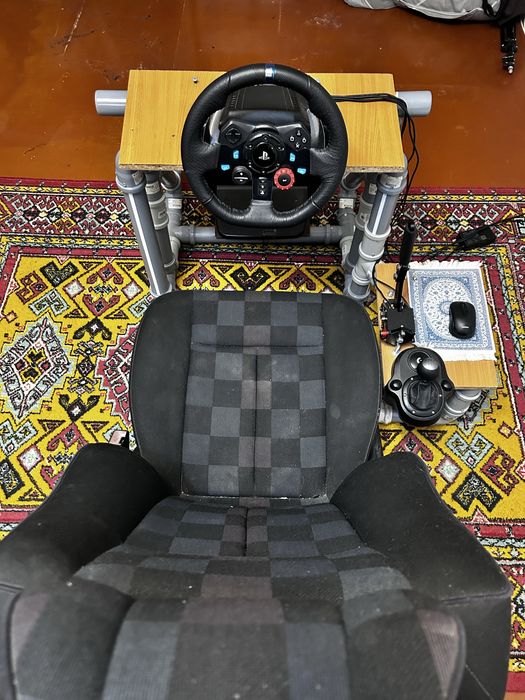 Logitech G29 + КПП Driving Force Shifter