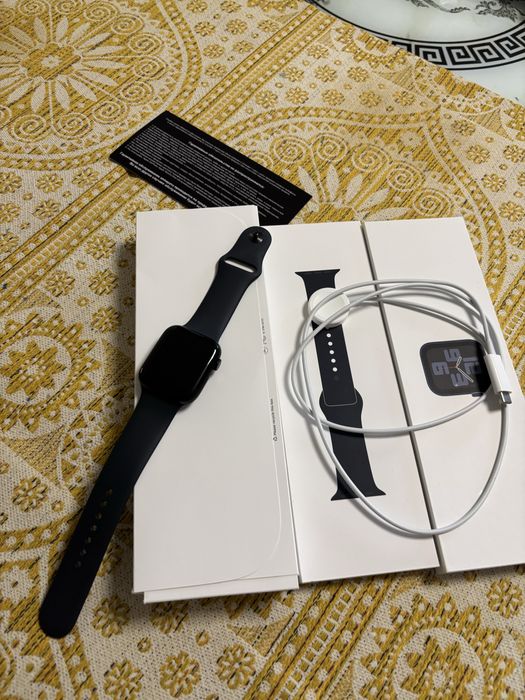 Часы эпл вотч синиее