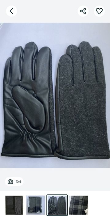 Set fular si manusi barbatesti masura unica