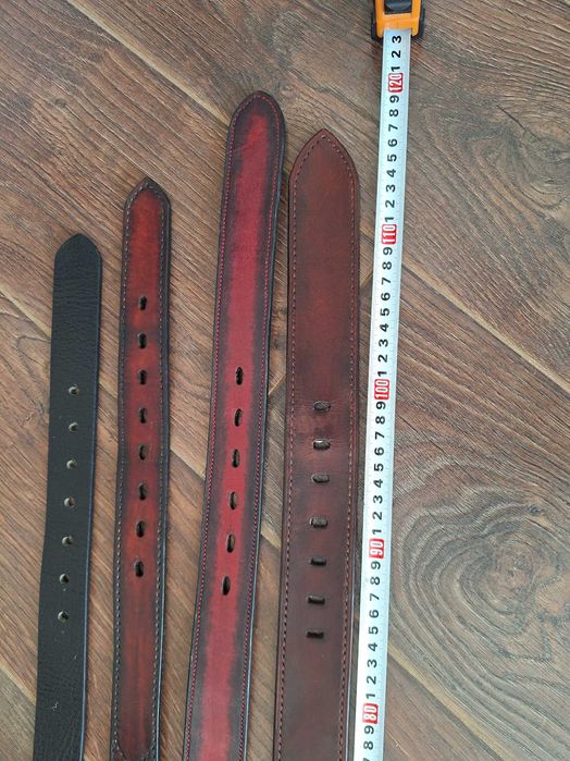 Мъжки ръчно изработени колани от естествена кожа