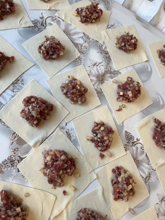 Домашние манты и пельмени