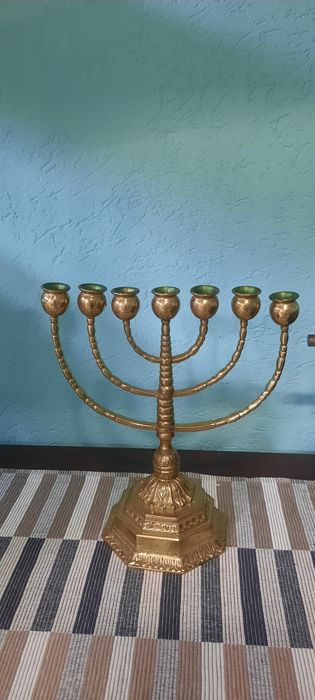 Menora din bronz 7 focuri
