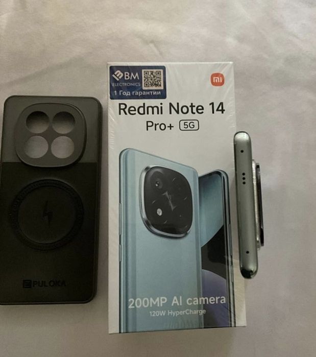 Redmi Note 14pro plus 5g 12+12/512gb Состояние как новая фул комплект