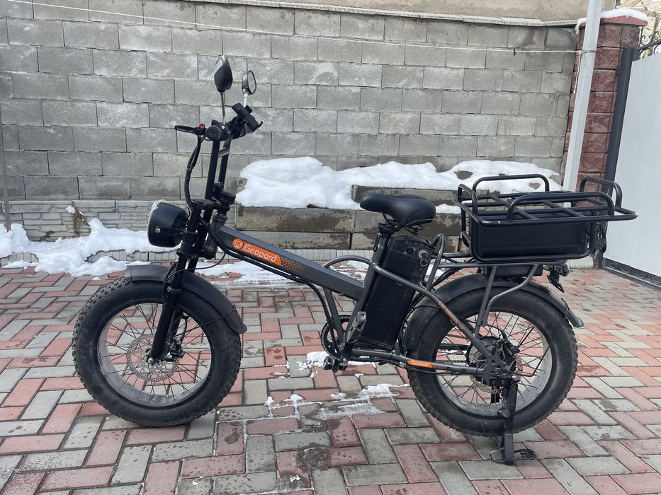 Электровелосипед леопард с двумя аккумуляторами
