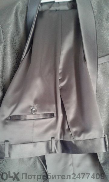 Мъжки черен костюм