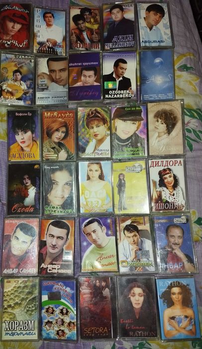 Аудио Кассеты запечатаные, Узбекские  и 1 раз записанные аудио кассеты