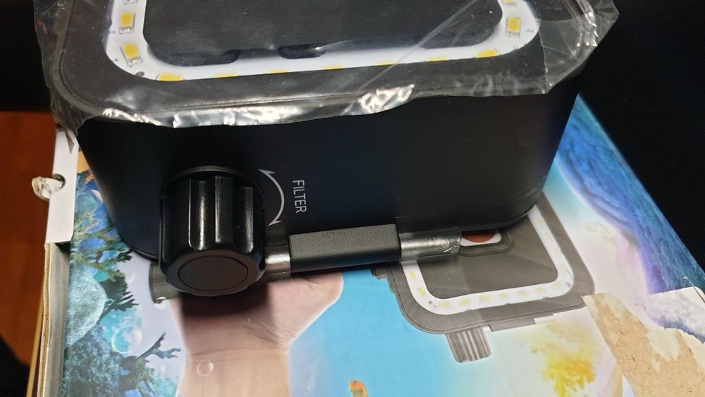 Намалено!!!GoPro 5,6,7  Подводен кейс с лед осветление