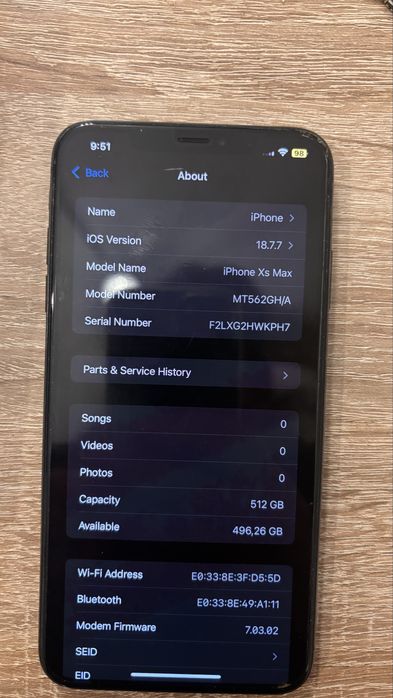 IPhone XS Max 512 Gb