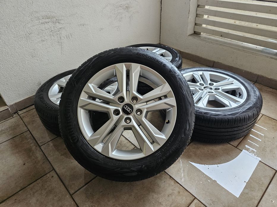 Jante originale Audi R17 + Anvelope 215 55 17