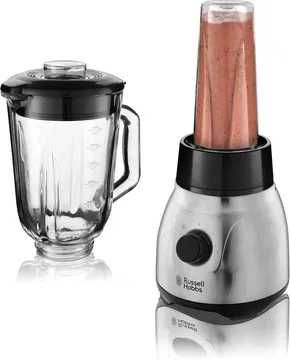 Блендер Russell Hobbs 2 in 1 Jub 23821-56, ЛИПСВА капака и ножа на малката чаша
