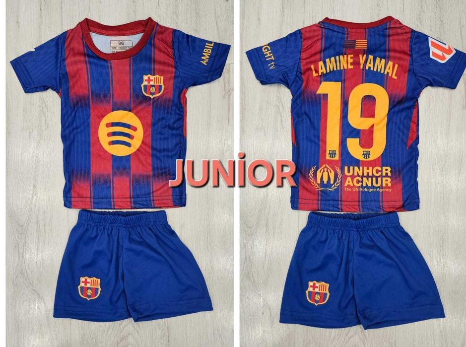 Бебешки Детски Екипи Роналдо Ямал Мбапе от 1 до 16г, Комплект Бебе