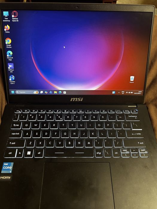 Продавам лаптоп MSI