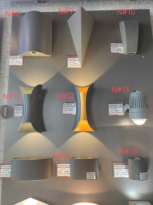 Фасадные светильники/Бра/ Fasad svetilniklar/bra