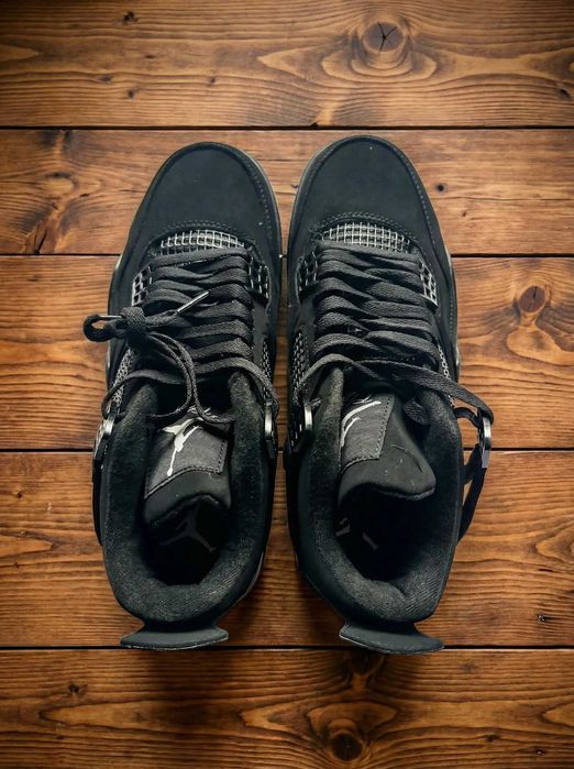 JORDAN 4 negri cu cutie