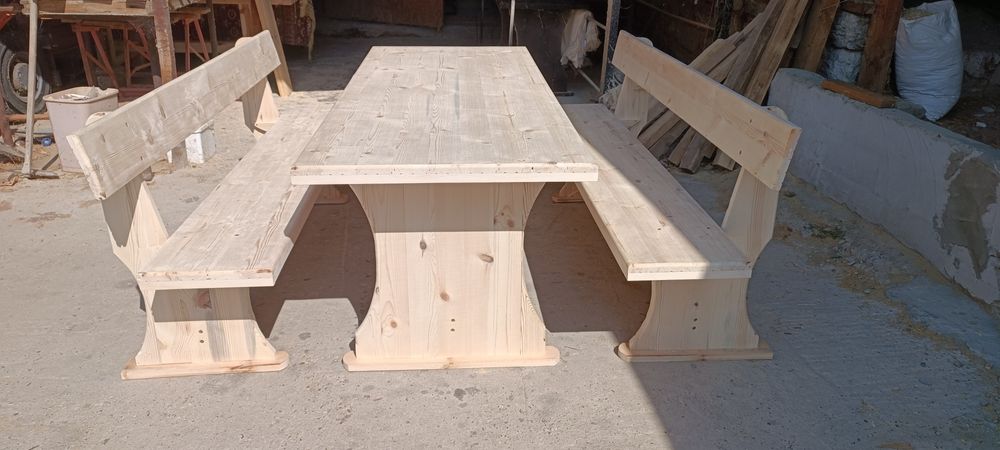 Дървени мебели,колиби