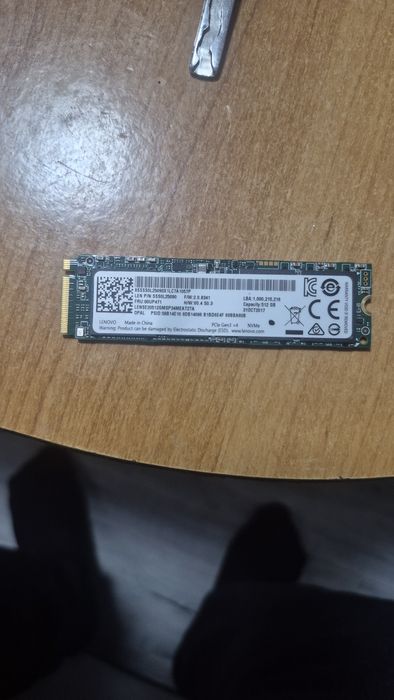 SSD Nvme 512GB 100% viata si 100% performanta