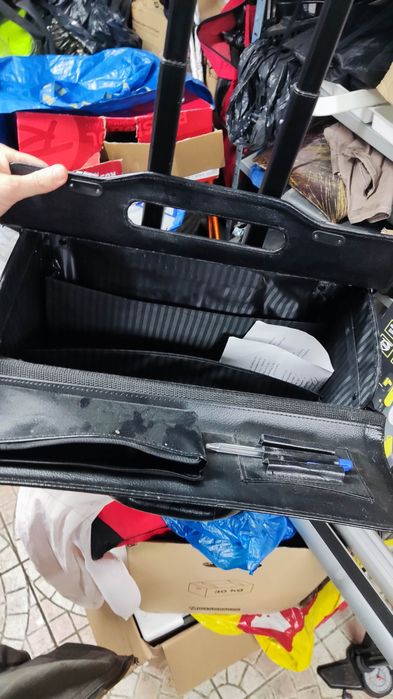 Куфар за документи истинска кожа с код