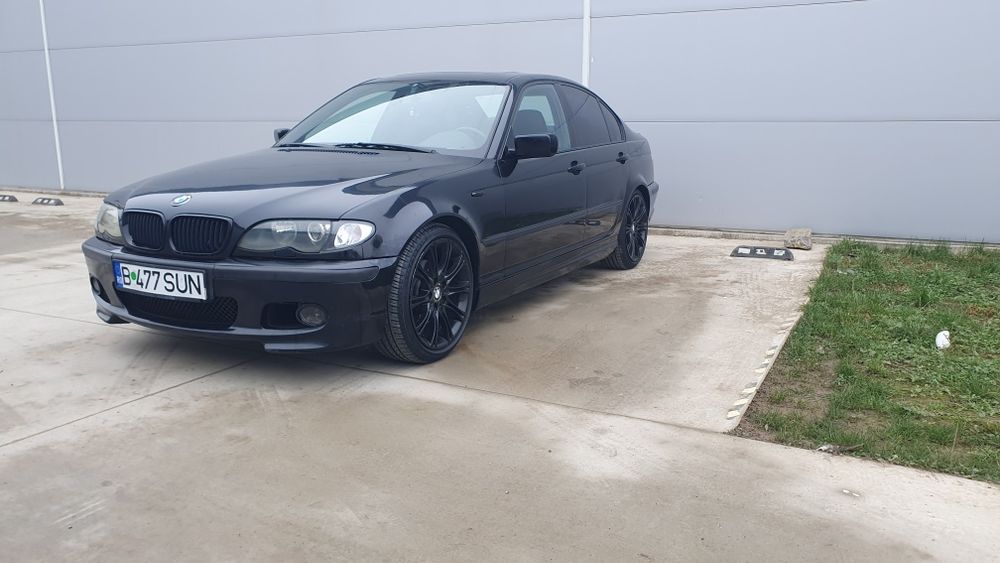 BMW e46 negru mpack 2 BENZINA piele trapa automata 135400 KM reali
