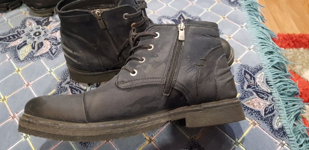 Ботинки замшевые