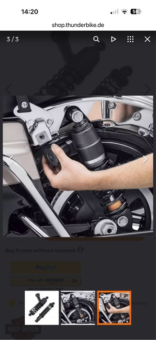 Задни амортисьори за Harley Road Glide, Road King и т.н.