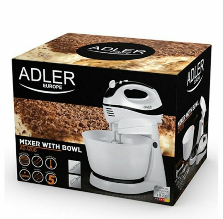 Mixer cu bol rotativ,Adler
