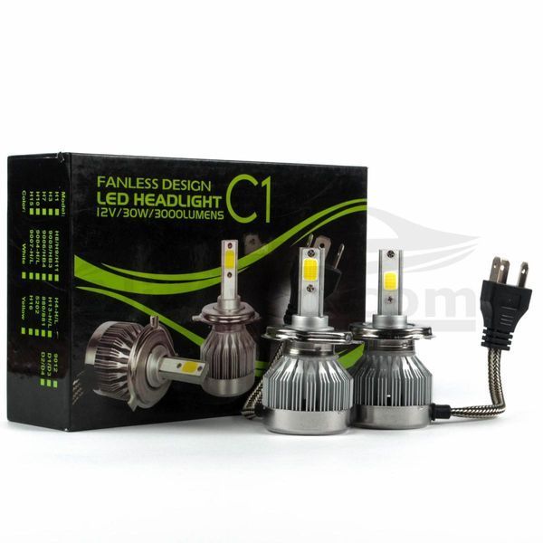 Лед крушки С1-за автомобил без вентилатор Н4