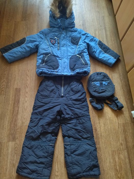 Комбинезон-куртка, зима 4-5 лет