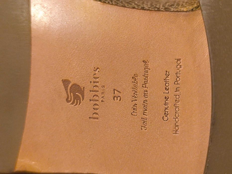 Ghete dama Bobbies aurii marime 37