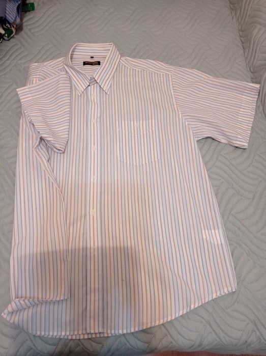 Мъжка риза с къс ръкав