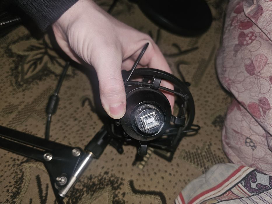 Микрофон Ritmix RDM-169 черный