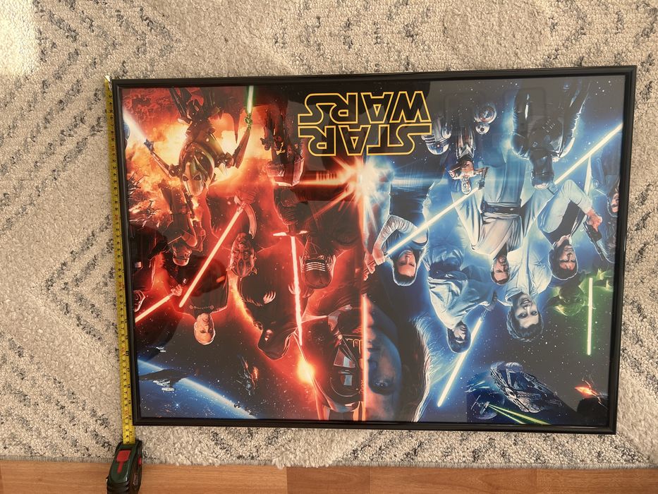 Tablou poster star wars cu rama si sticla