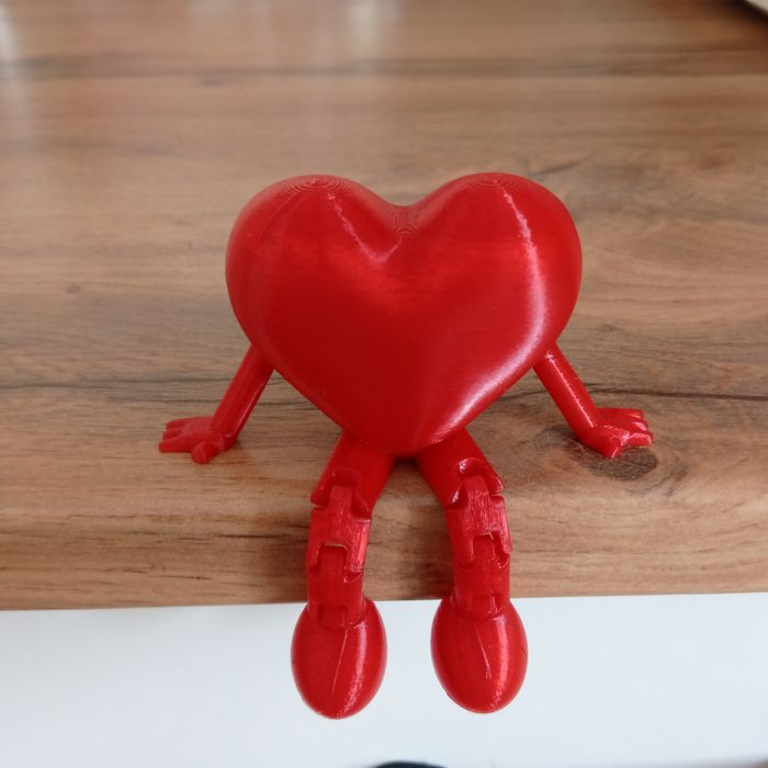 Сердечки с подвижными ножками