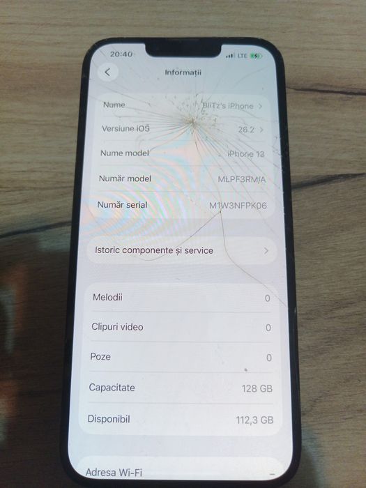 Iphone 13 display spart wifi defect