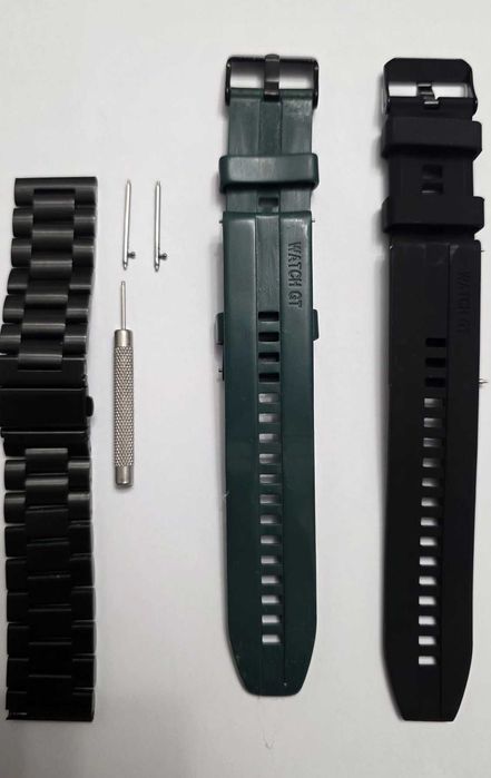 Huawei Watch GT 4, impecabil, garanție + factură, 4 curele, 46mm, Black