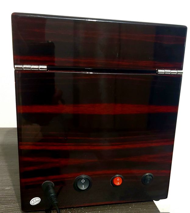 Watch Winder Lux din Lemn – Cutie Întoarcere Ceasuri Automate (2+3), L