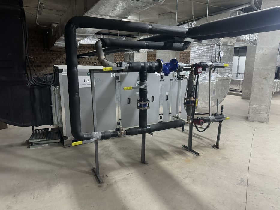 Монтаж системы вентиляции