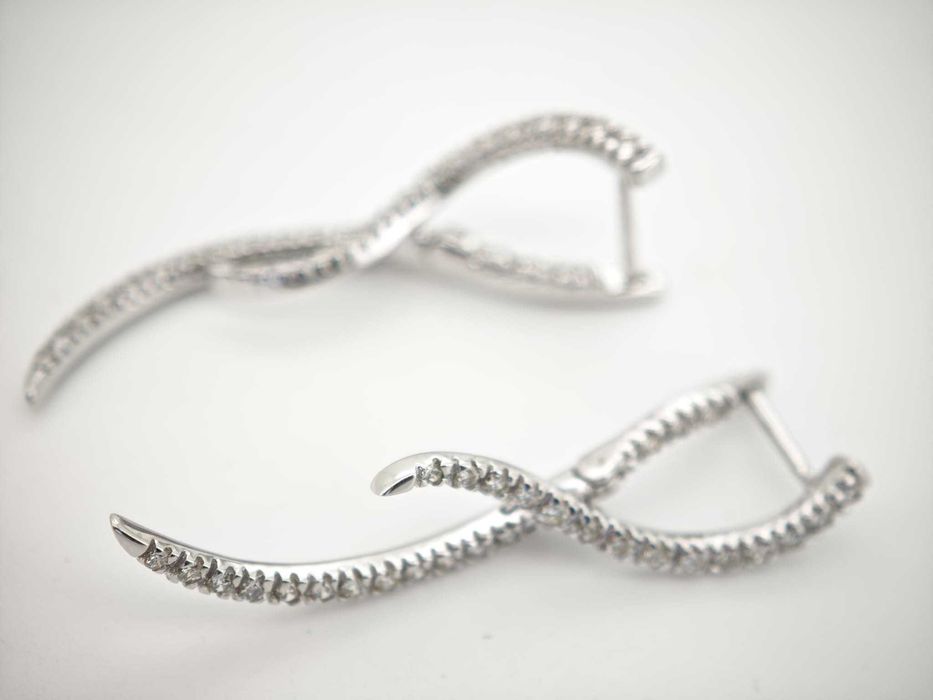 Cercei 14k diamante naturale