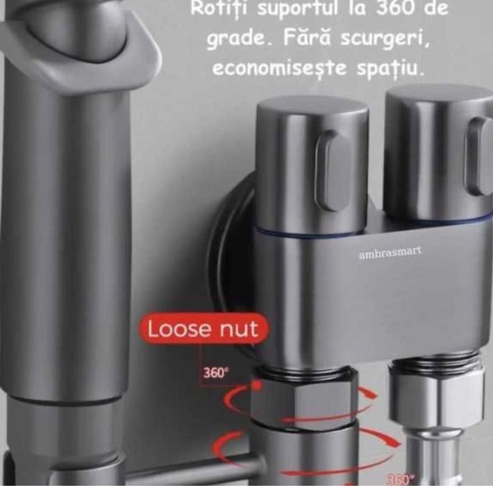 Set dus bideu cu presiune inalta