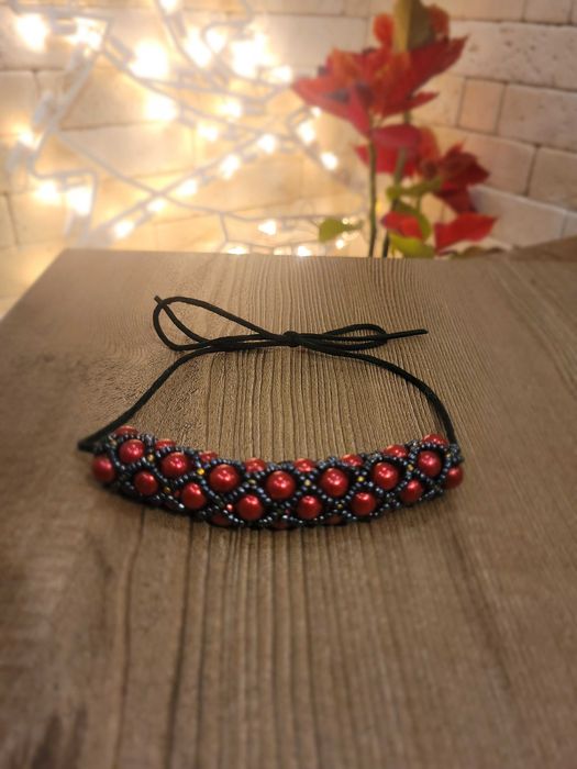 Комплект ръчно изработени колие, гривна и пръстен / подарък за жена